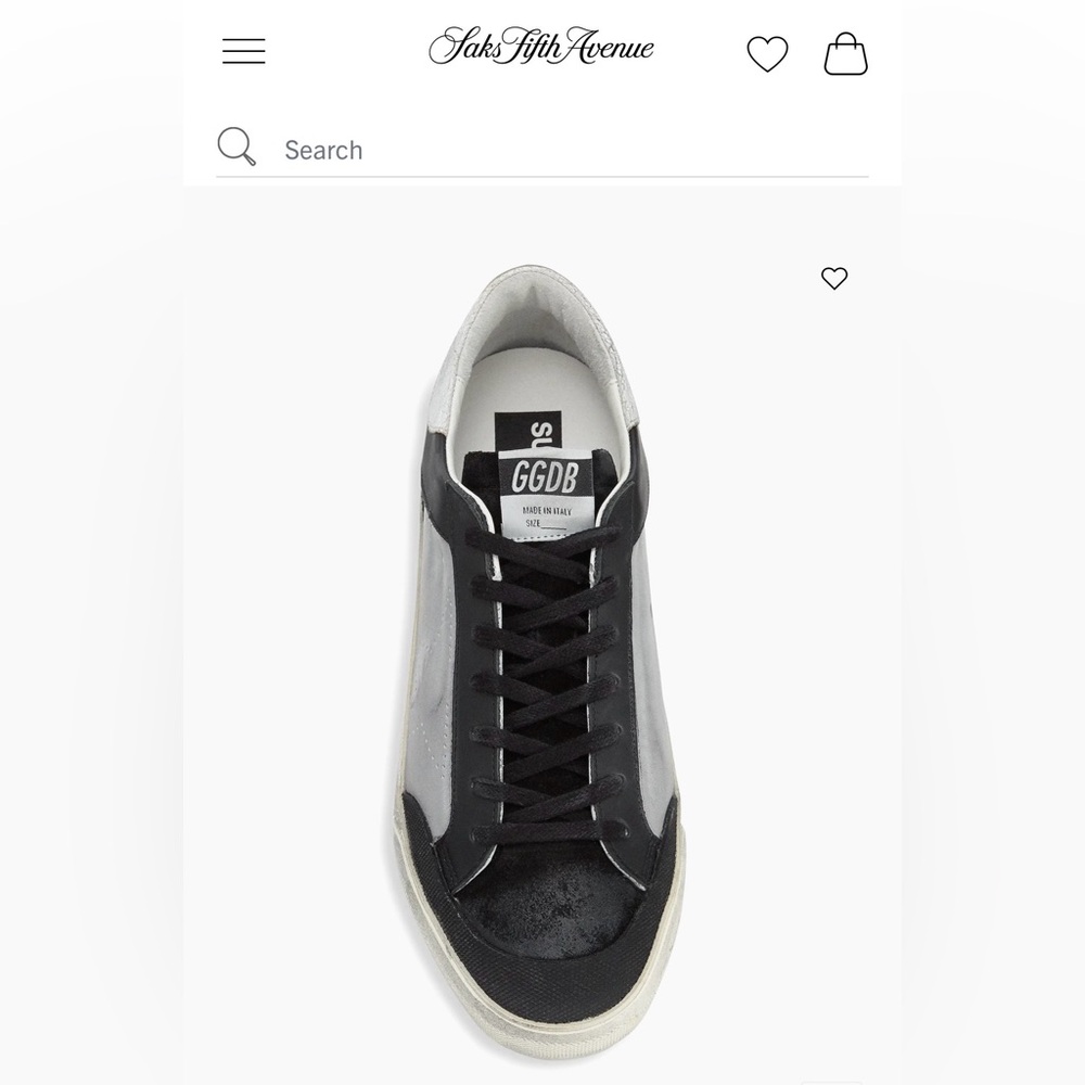 NEW! $530 Golden Goose Super Star Black Gray White Men's Sneakers 44 11 12 - Picture 13 of 13